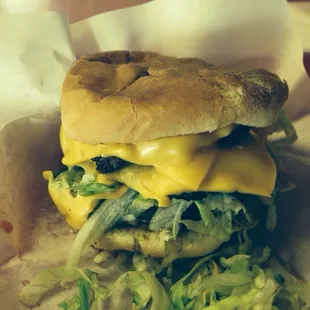 Benny Burger.  Green chile and guac was amazing!!!