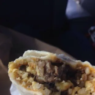 Breakfast burrito