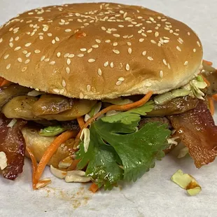 Spicy Korean burger