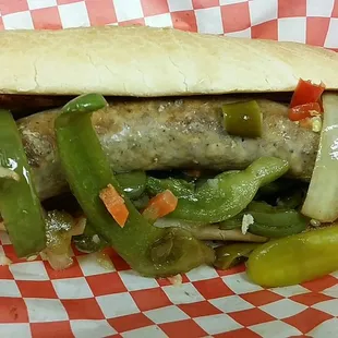 Italian Sausage Sandwich