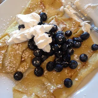 Blueberry Crepes