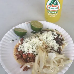 Pastor &amp; barbacoa tacos