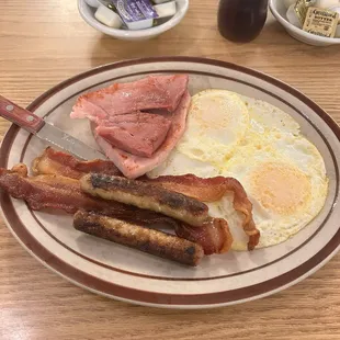 Pancake breakfast special. Came with 2 large pancakes.