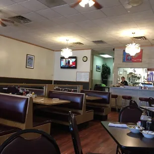 Seating area and counter area