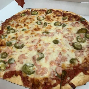 a pizza in a box