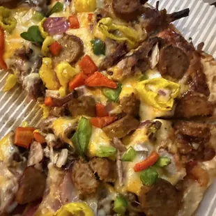Smoked  Medium Southwest Brisket Pizza