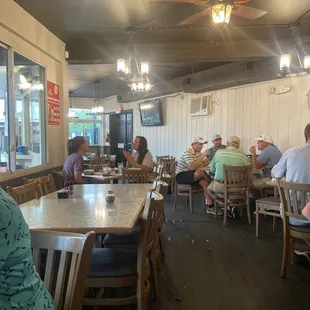 This is part of the indoor section of the restaurant.