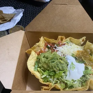 Grilled Chicken Tostada