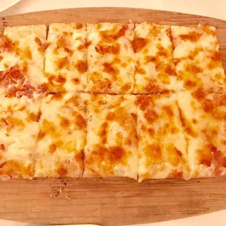 Tarte Flambee, Alsatian Thin Crust, Onions and Bacon