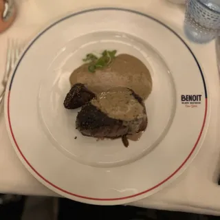 Filet Mignon Aux Poivres, Peppercorn Sauce