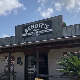 the front of the restaurant