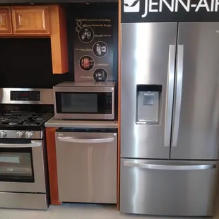 we have 10,000 sq ft of appliances in our showroom *All floor models are on sale and includes manufacturers warranty!
