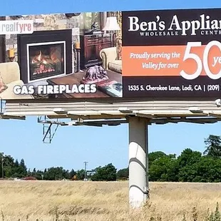 our billboard off of 8 mile road is up come on in to our 10,000 sq ft showroom!