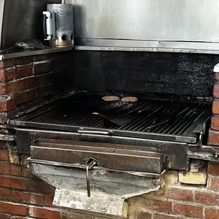 The Char-broiler. Rare these days but makes all the difference.