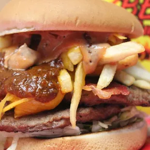 The Big Ben burger (not on menu, but ask for it)