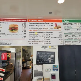 Regular menu