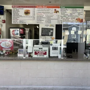 Menu   Lots of options