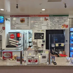 inside + menu