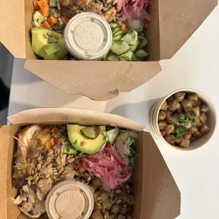 Chicken Hearty Bowl Slow Roasted Chickpeas &amp; Potatoes