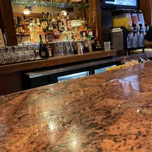 Bar and frozen drink machine
