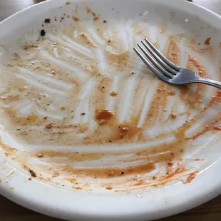 All gone. I&apos;m full!