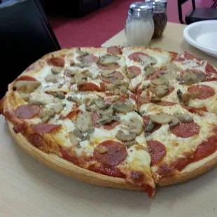 pizza, food