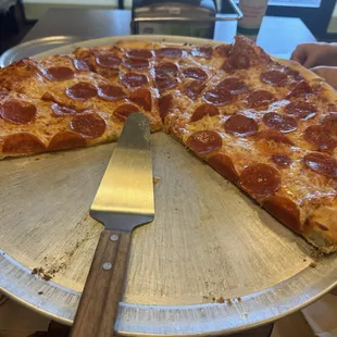 Pepperoni pizza