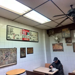 a man sitting at a table