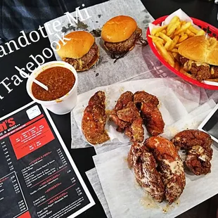 the menu