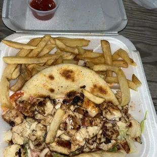 Chicken pita