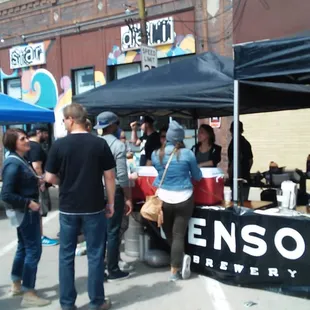 Repping a Belgian strong ale