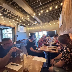 The side room with more seating