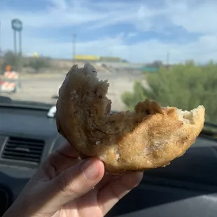 I think it was a blueberry cake donut