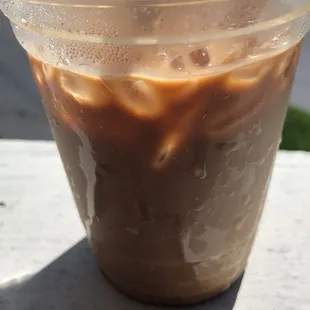 Iced Chai Latte with Vanilla &amp; Coffee