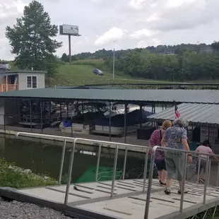 Entrance ramp...steep!