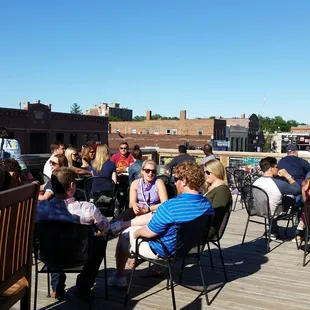 Enjoying the weather at 1912