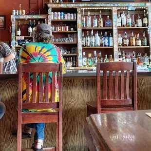 The bar with locals.