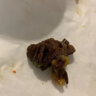 Maybe chicken maybe a Geode Idk