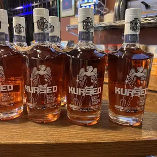 six bottles of kurbed
