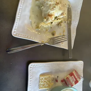 Bucket burrito and the soup of the day potato soup