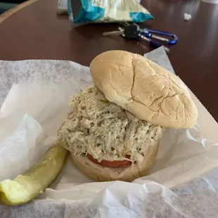 Chicken salad sandwich