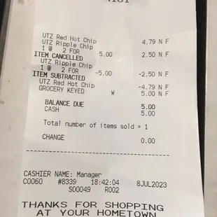 Wrong receipt, wrong order, right box.