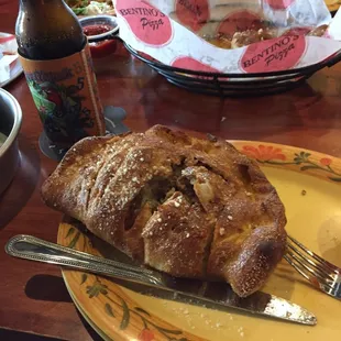 Meat madness calzone