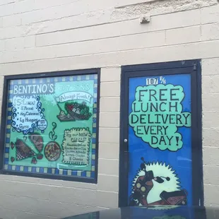 Bentino&apos;s lunch specials. Photo taken May 2016