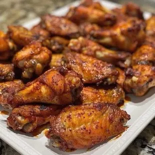 This is the roasted Sweet Heat Wings- Do You See The Flavor  Yeeesss...