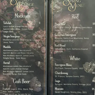 Menu on 4/6/2024