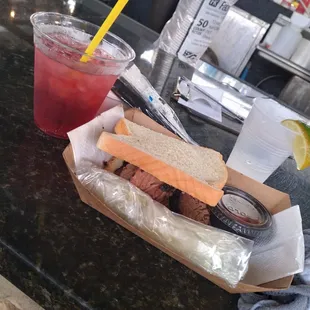 Brisket sandwich @ Bentley&apos;s