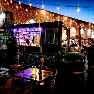outside seating area