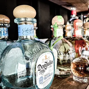 bottles of liquor