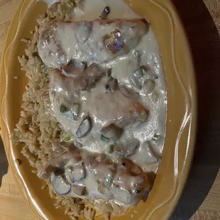 Chicken Asiago $20... not sure why‍‍